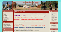 Desktop Screenshot of lachaumiereauxponeys.fr